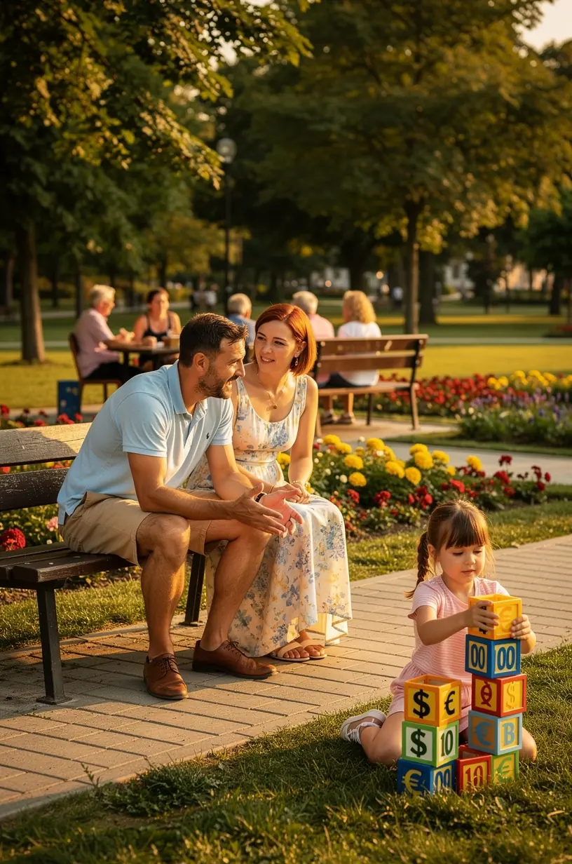 Infografika, amely gyakorlati tippeket és stratégiákat mutat be a pénzügyi tervezéshez és költségvetés-készítéshez.